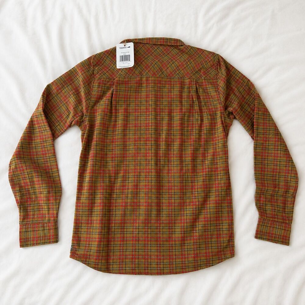 Toad&Co Flannagan Plaid Long Sleeve Shirt NWT Size Small - Picture 2 of 4